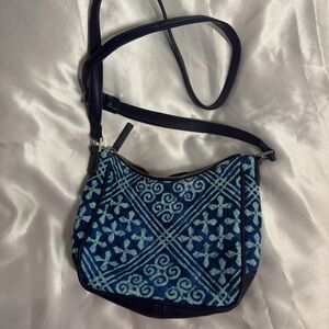 Vera Bradley Blue and Black Crossbody Bag